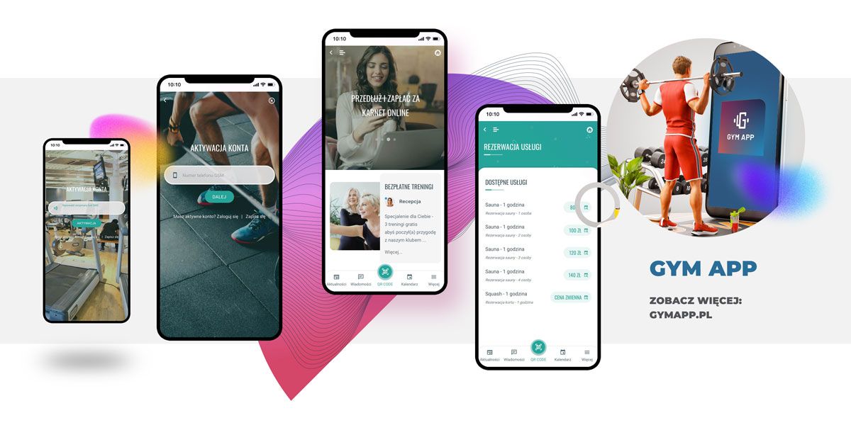 GYM APP - Rezerwacje online, płatności ONLINE