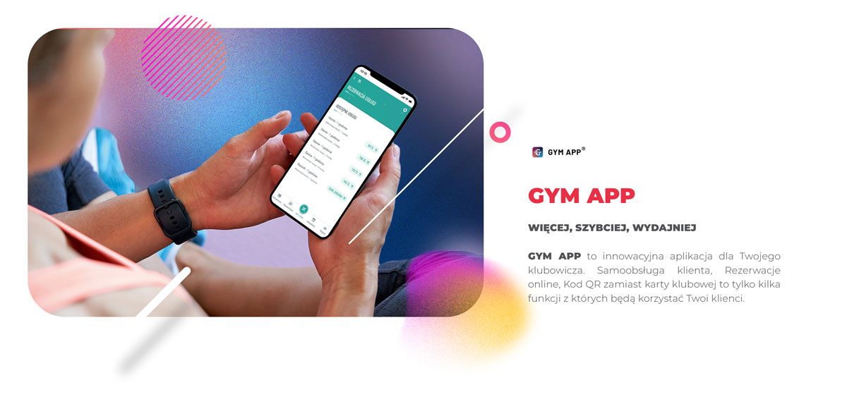 GYM APP - Rezerwacje online, płatności ONLINE